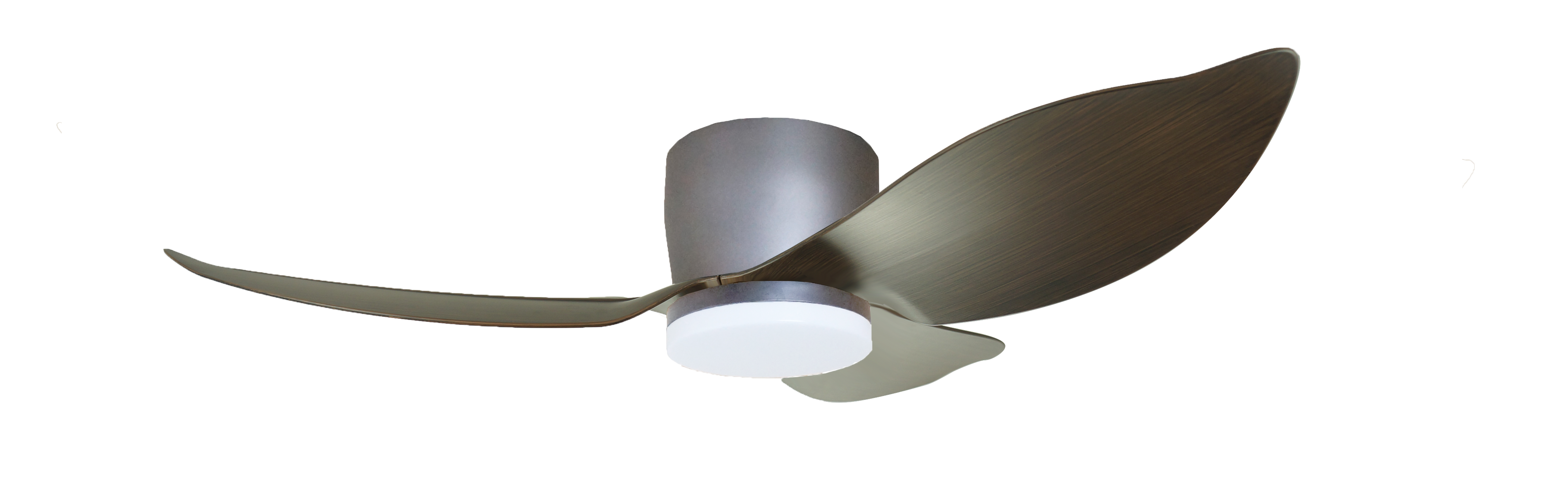 Disfruta de brisas suaves e iluminación ambiental con este ventilador de techo inspirado en la naturaleza de 46 pulgadas