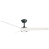 Ventilador de techo blanco de estilo de hogar moderno con luz LED