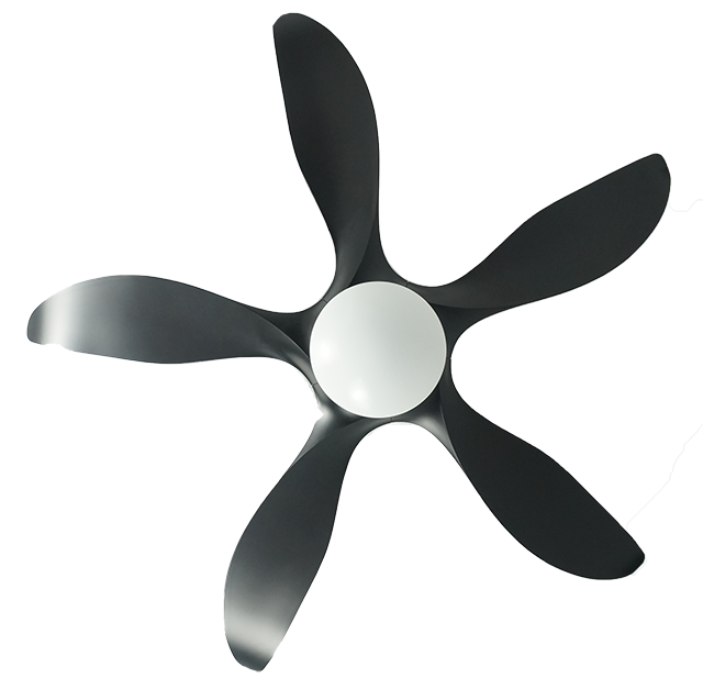 Airbena Simple interior ABS cinco hojas decoración ventilador de techo para el hogar