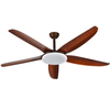 Ventiladores de techo con motor de CC de la serie moderna de AirBena, electrodomésticos, ventilador de techo blanco doméstico eléctrico con luz