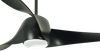 Modern Simple Style 3 ABS Blade para familias y hoteles de 52 pulgadas con ventiladores de techo de lámpara de tres colores control remoto