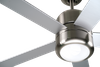 Airbena 5 madera contrachapada color gris interior decorar ventilador de techo con luz LED