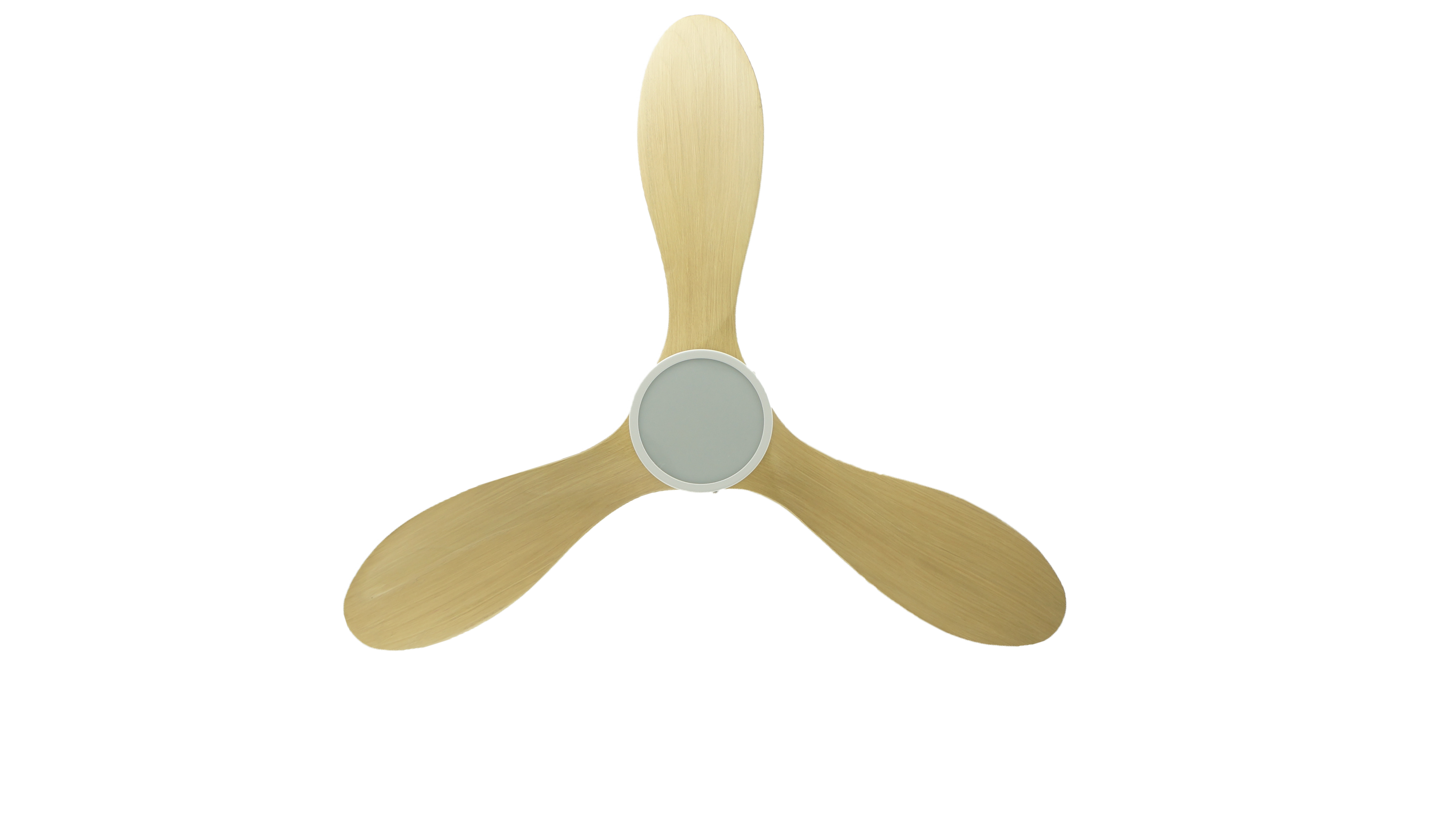 Ventiladores de techo de madera maciza con motor DC de diseño de modelo nuevo de lujo