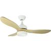 Ventiladores de techo de madera maciza con motor DC de diseño de modelo nuevo de lujo